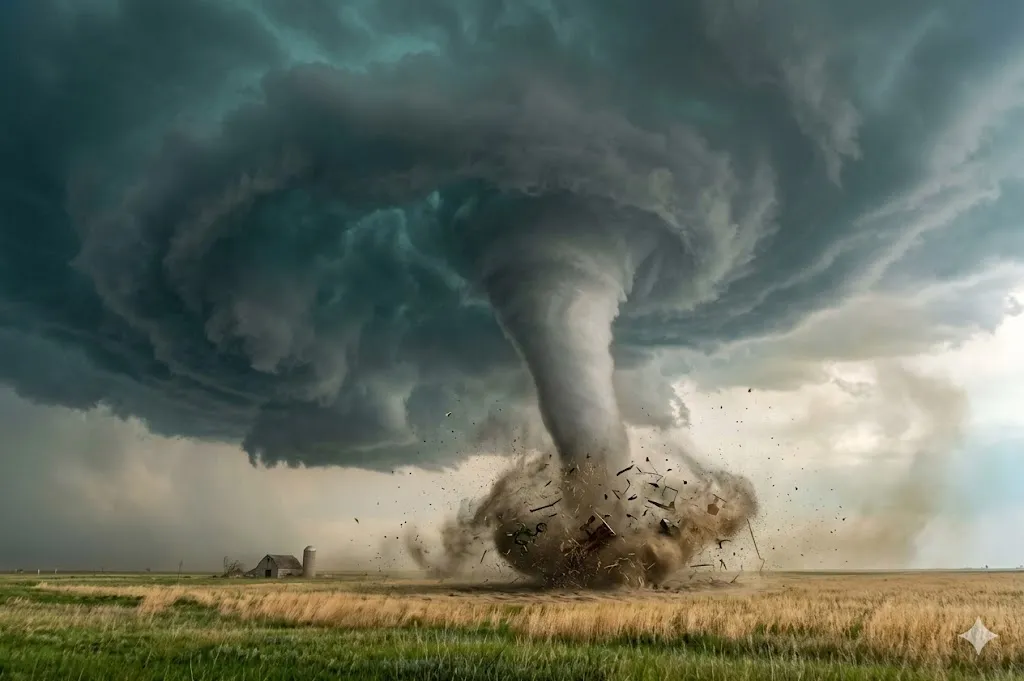 Tornadoes kill 2 in Indiana, destroy buildings in Illinois.